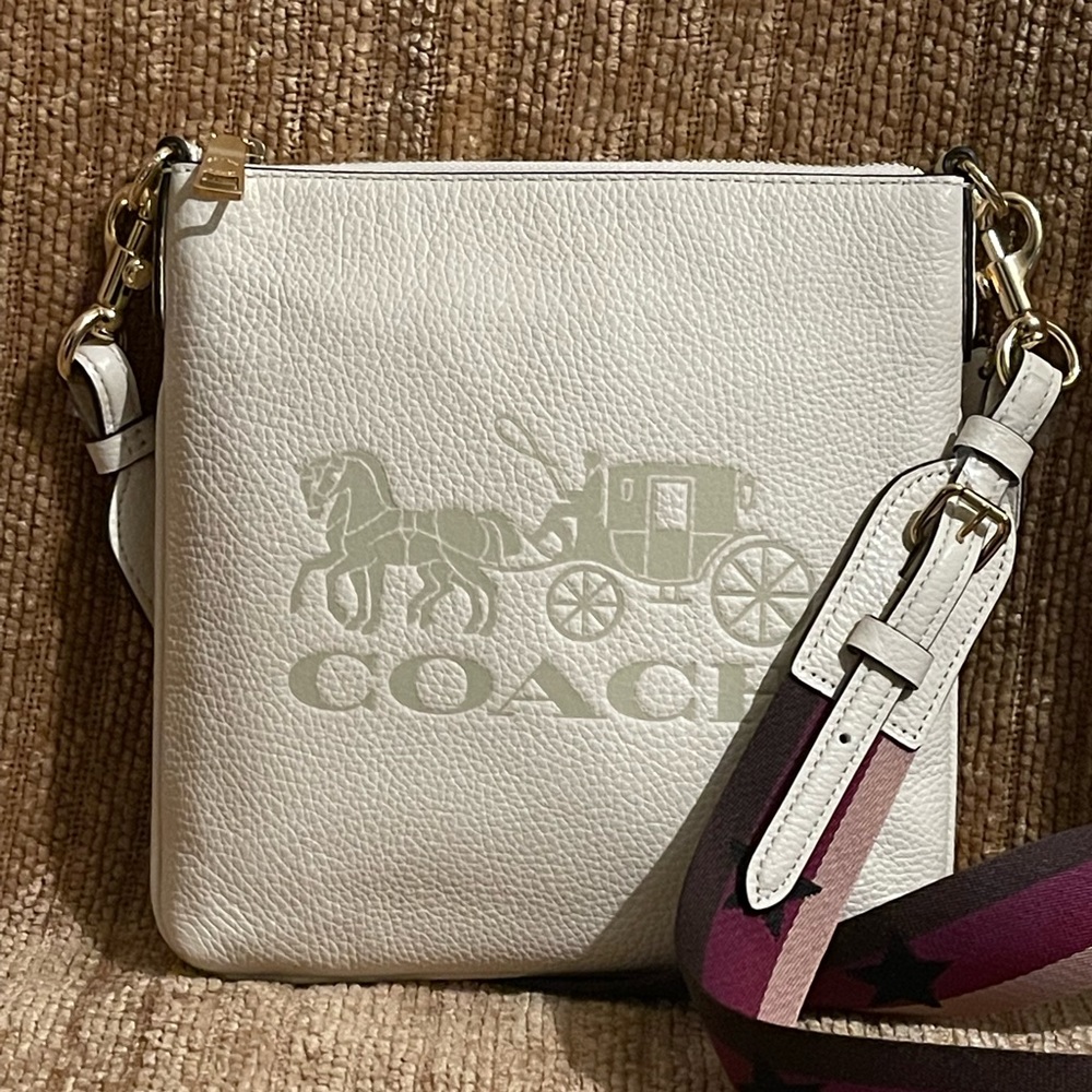 Coach Jes Horse & Carriage Slim Crossbody Bag. NWTs